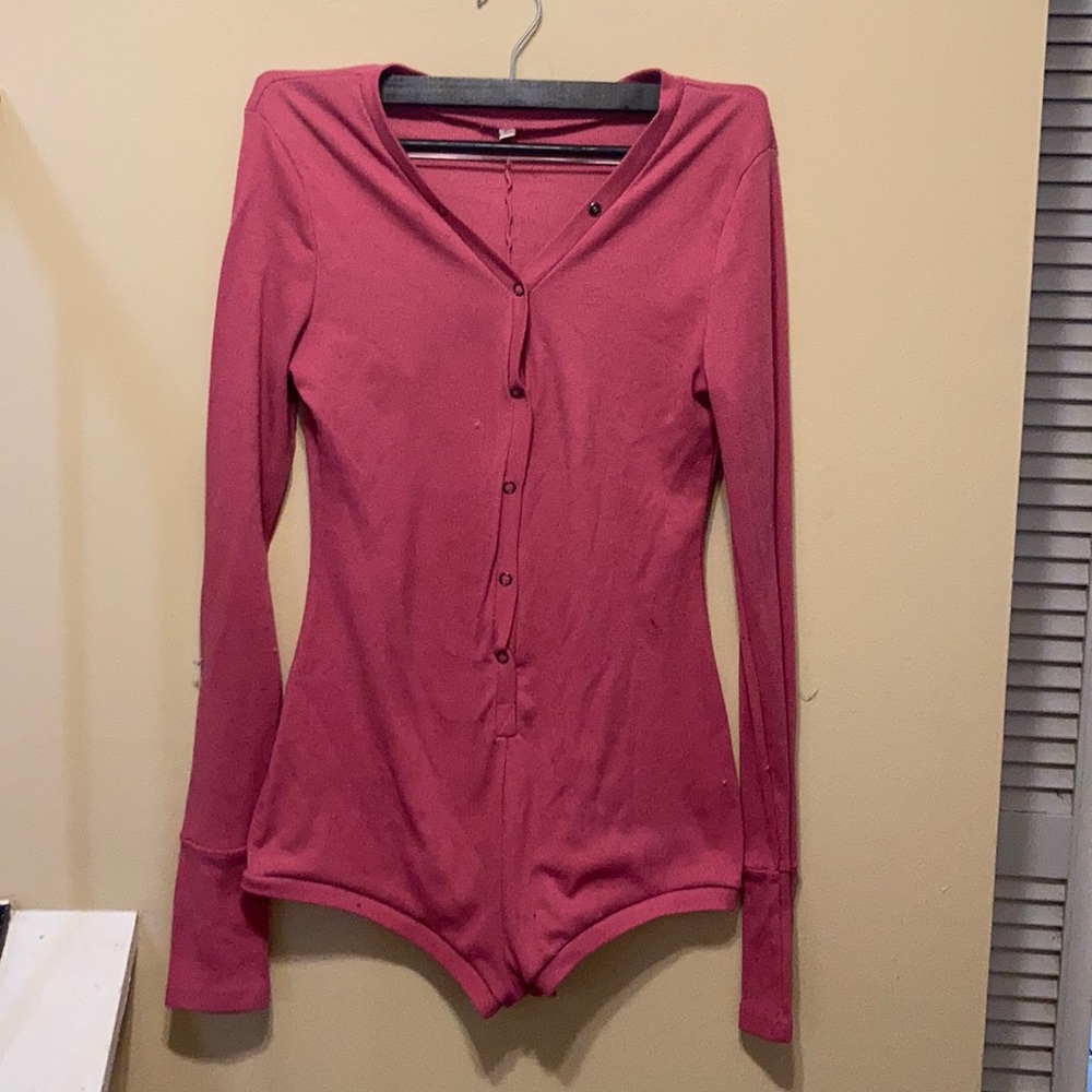 Pink bodysuit